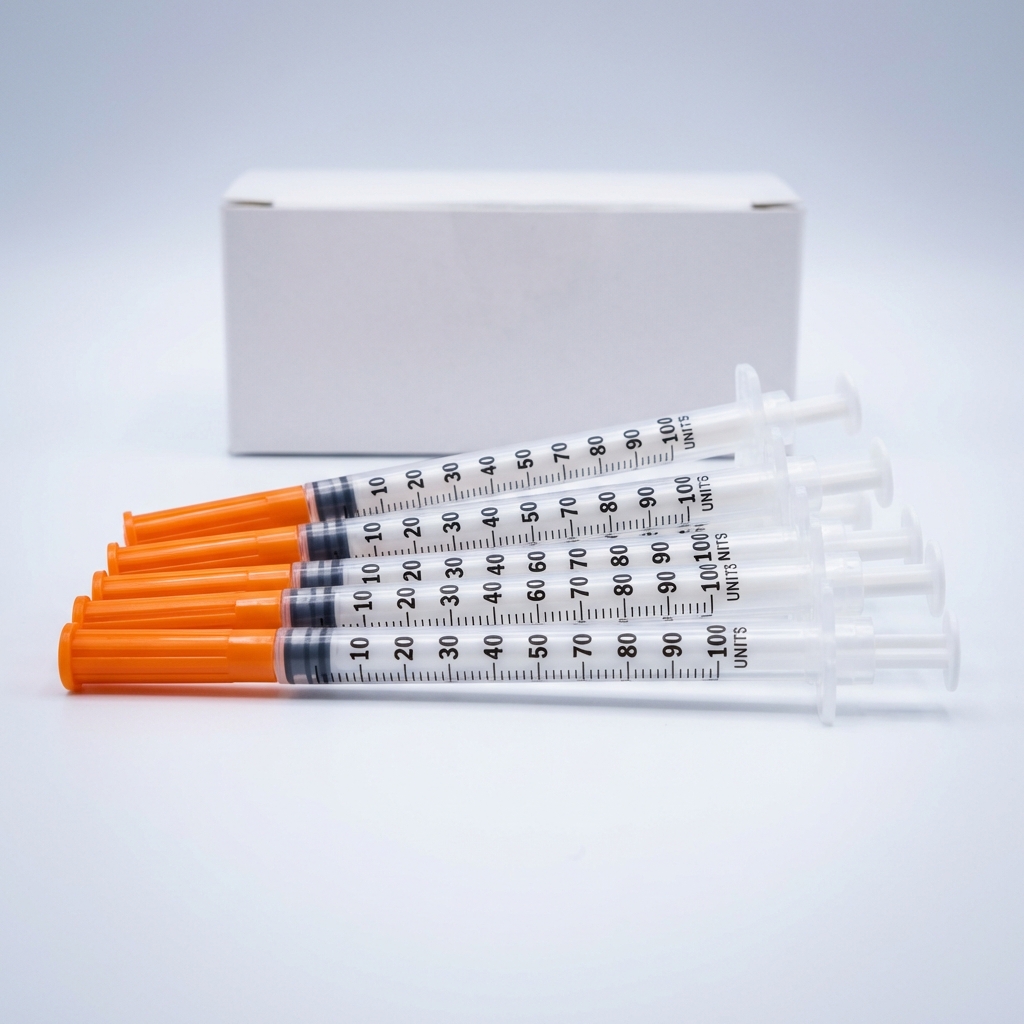 30G x 6mm insulin syringe 100-pack